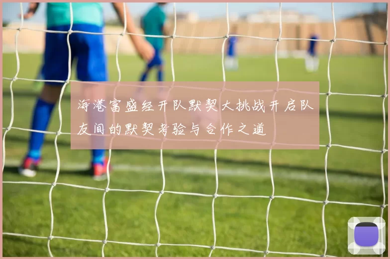 海港富盛经开队默契大挑战开启队友间的默契考验与合作之道